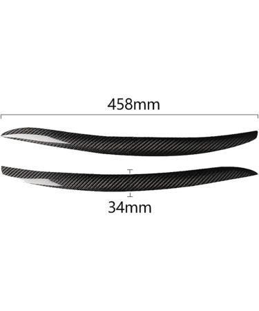 Eyelashes Sidemarker Carbon Fiber Eyebrow Cover for 2006-2012 E92/E93 3-Seater Car - Enhance Your Vehicle's Style - Buy Online on GoSupps.com