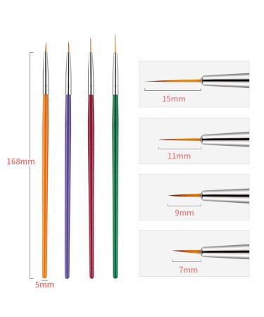 13 Piece Nail Painting Pen Kit | Draw Line Pens & Rhinestone Art Brush for Manicure | International Shipping - Buy Online on GoSupps.com