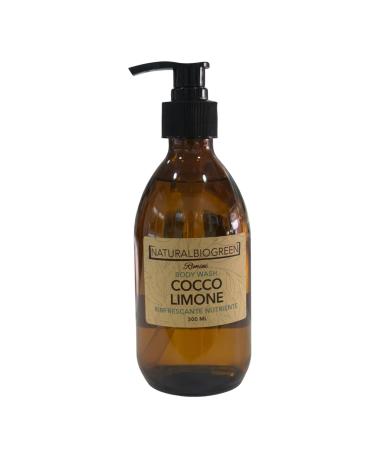 Naturalbiogreen Scented shower gel coconut and lemon refreshingly caring 300 ml