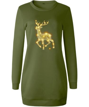 Hanxiulin Women s Christmas Rock Sweat Jacket Pullover Dress - Oversized Hooded Party Dresses for Autumn Winter - AG XL - Buy Online on GoSupps.com