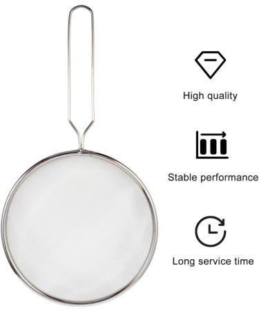 BESPORTBLE 2pcs Pet Sand Shovel Sand Filter Mesh Reptile Sand Shovel Sieve Filter Pet Supplies Reptile Supplies Reptile Cleaning Tool Filter Shovel Stainless Steel Filter 26x14cmx2pcs Silverx2pcs - Buy Online on GoSupps.com