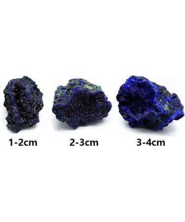 Natural Crystal Rough 1PC Natural Azurite Malachite Geode Crystal Specimen Stone Collectible Gift (Color : Irregular Shape Size : 2-3cm) 2-3cm Irregular Shape - Buy Online on GoSupps.com