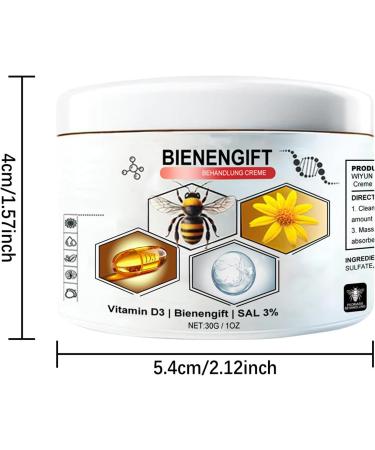 Bee Venom Ointment Bee Venom Relief Cream Bee Cream Bee Venom Ointment (3) - Buy Online on GoSupps.com