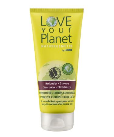 Love Your Planet Body Lotion Elderberry 200 ml pack of 2 (2 x 200 ml)