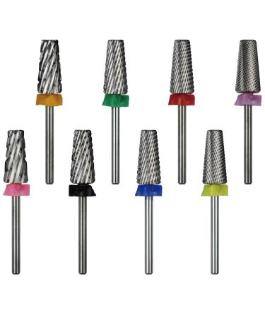 C & I 5 in 1 Tapered Shape Nail Drill Bit XF - Professional Cross Teeth Edition for Nail Manicure Machine - Buy Online on GoSupps.com