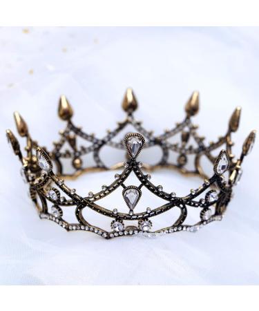 Beaupretty Black Wedding Bride Crown & Tiara - Baroque Rhinestone Hair Jewelry for Birthday & Pageant - Buy Online on GoSupps.com