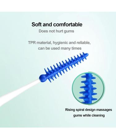 Buy 400pcs Reusable Interdental Toothbrushes - Silicone Single Bristle Toothbrushes for Optimal Oral Care | International Shipping Available - Buy Online on GoSupps.com