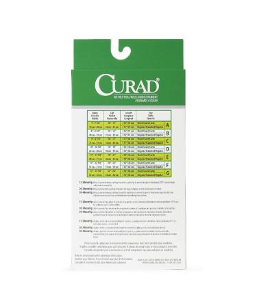 Medline CURAD Knee-High Compression Hosiery - 20-30 mm Hg Tan Size G Regular Length - 1 Pair | International Shipping Available - Buy Online on GoSupps.com