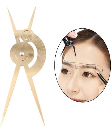 TOOYFUL Brake Caliper Professional Eyebrow Drawing Tool Removable Reusable Tag for Make Up Shaper DIY Symmetrical Tool - Gold - Buy Online on GoSupps.com