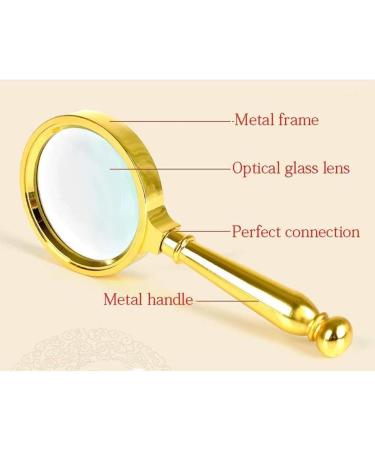 Professional Handheld Reading Magnifier - Crystal Clear Glass Lens for Book Newspaper Maps Reading Classroom Science Insect &Hobby Observation Great for Seniors and Kids Full of Stars - Buy Online on GoSupps.com
