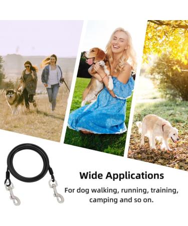 10ft (3m) Dog Tie Out Cable Dog Leads Pet Tie Out CableTie Out Cable for Dogs Outdoor Camping Picnic Strong Pet Safety Rope(10ft (3m) - Buy Online on GoSupps.com