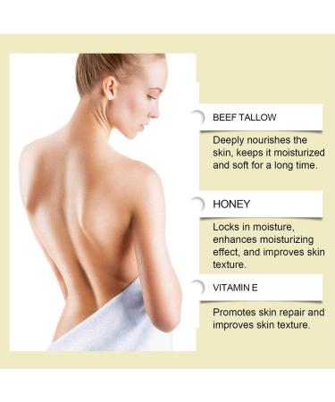 WAWJ Beef and Honey Balm Organic Beef Balm for Face and Body Beef Balm with Honey and Olive Oil Organic Beef Care Deep Care for Sensitive Skin - Buy Online on GoSupps.com