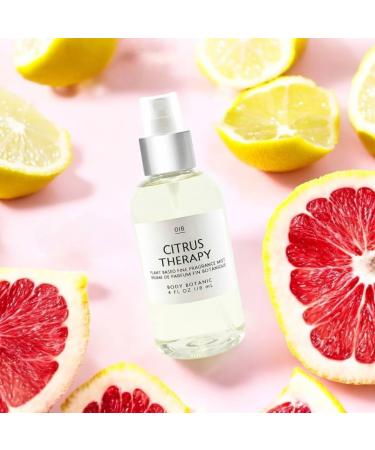 Citrus Therapy Fine Fragrance Mist by Body Botanic 4 Fl Oz 118 Ml - an Incredibly Uplifting Blend of Pink Grapefruit Fresh Bergamot and Lemon Zest (Citrus Therapy) - Buy Online on GoSupps.com
