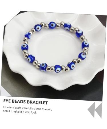 COHEALI Men s Bracelets 3pcs Devil Eyes Bracelet Men Bracelet Bracelets Beads Evil Eye Bracelet Rope Rosary Man Elastic As Shownx3pcs 18x0.8cmx3pcs - Buy Online on GoSupps.com