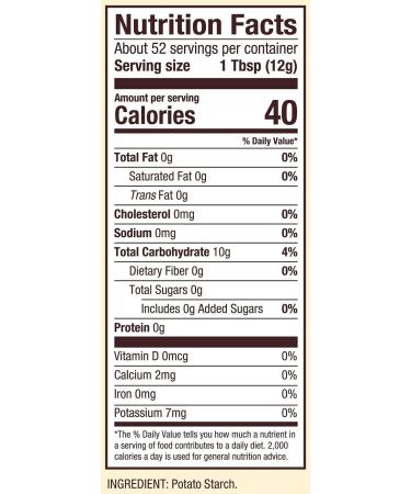 Bobs Red Mill Potato Starch 624 grams - Buy Online on GoSupps.com