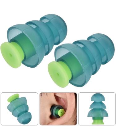 Dual Color Noise Canceling Earplugs - Silicone Earplugs for Sleep Study and Travel | Best for Airplane Noise Reduction - Buy Online on GoSupps.com