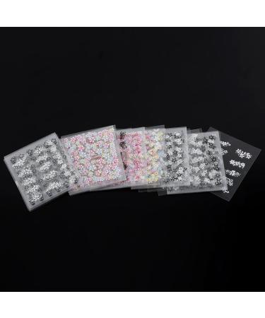 50 Sheets Nail Stickers 3D Flower Nail Art Stickers Decals Decal DIY Decoration Tools - Buy Online on GoSupps.com