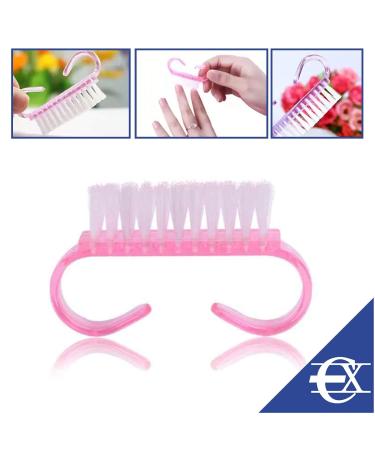 EuroXanty Nail Brush Set | 2-Piece Hand Brush Set for Nails Body & Pets | Large & Small Bathing Brushes | Violet Color - Buy Online on GoSupps.com