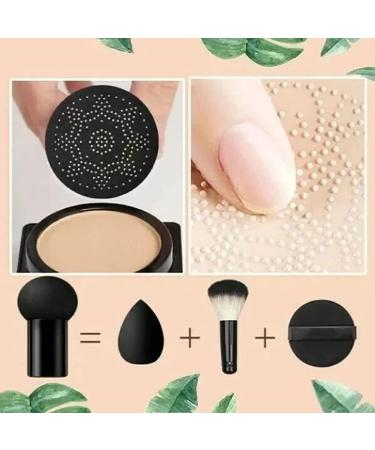 Concealer Whitening Moisturizing Air-Permeable Natural Brighten Face Base Tone Mushroom Head Air Cushion Foundation BB Cream-Light Skin Tone - Buy Online on GoSupps.com
