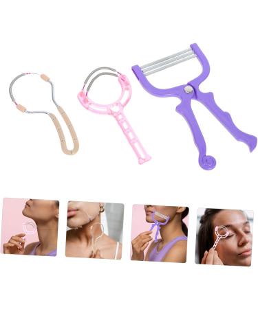 3pi ces pilateurs Faciaux Ressort Portables Acier Inoxydable Kit de Rasoirs pour liminer les Poils du Visage Outils de Beaut pour Front Joues Menton Couleur Al atoire - Buy Online on GoSupps.com