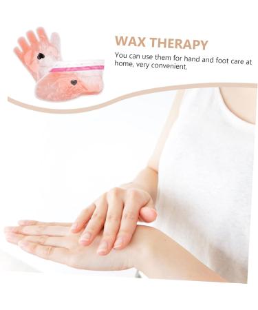minkissy 2 Pairs Wax Gloves Hand Feet Wax Cover Wax Bath Hand Mitts Plastic Paraffin Socks Wax Treatment Hand Gloves Grooming Gloves Foot Care Supplies Liner Bag Keep Warm Pe Bag - Buy Online on GoSupps.com