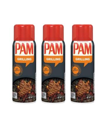 PAM Grilling No-Stick Cooking Spray, 7 oz (3)