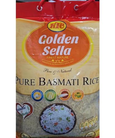 KTC Golden Sella Pure Basmati Rice- 5kg - Buy Online on GoSupps.com