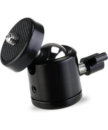 SLOW DOLPHIN Hot Shoe Mount Adapter 360 Swivel Mini Ball Head for Cameras, Camcorders, Smartphones, Gopro - 2 Pack - Buy Online on GoSupps.com