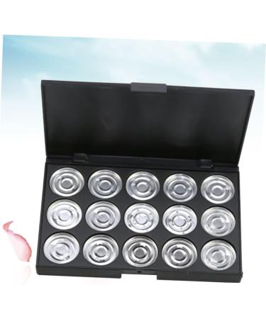 Angoily 15 Eyeshadow Empty Cosmetic Case Empty Makeup Eye Shadow Box Concealer Travel Aluminum Plate - Buy Online on GoSupps.com