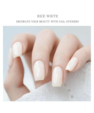JMEOWIO White Gel Nail Foils - Self-Adhesive UV Curing Nail Stickers for Stunning Nail Designs | International Shipping Available - Buy Online on GoSupps.com