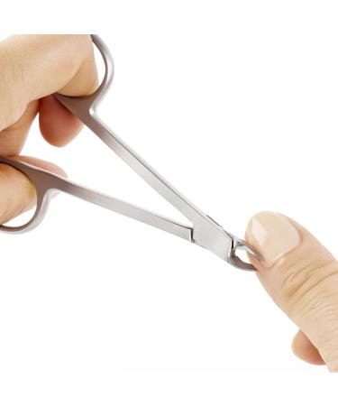 Premium REMOS Cuticle Nippers - 4mm Cutting Edge Stainless Steel 10cm - Perfect for Precision Nail Care - Buy Online on GoSupps.com