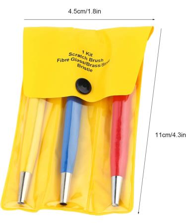 Fiberglass Scratch Brush Pen Set Watch Repair Tool for Hobby Craft - Buy Online on GoSupps.com