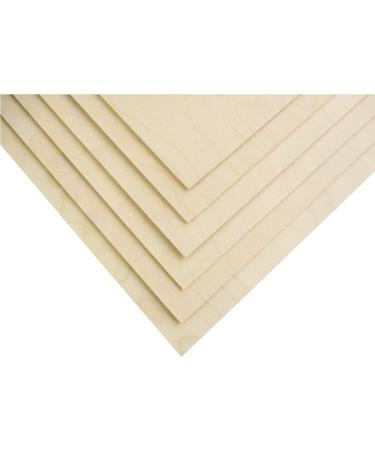 Premium Baltic Birch Plywood 3mm - 12x18 - 6 Flat Sheets - B/BB Grade Veneer for DIY Arts & Crafts, Woodworking, Laser Cutting Projects - Buy Online on GoSupps.com