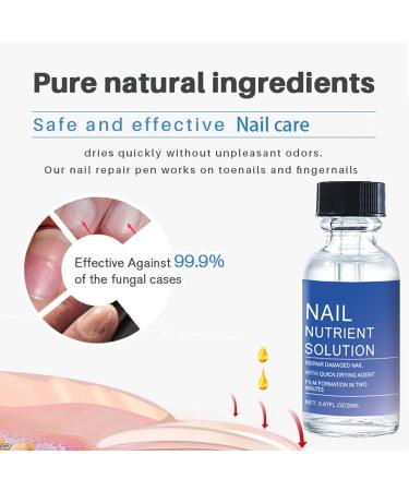 Nail Repair Solution - Moisturizing Oil for Healthy Nails Restored Cuticles & Glossy Finish - Shop Now! - Buy Online on GoSupps.com