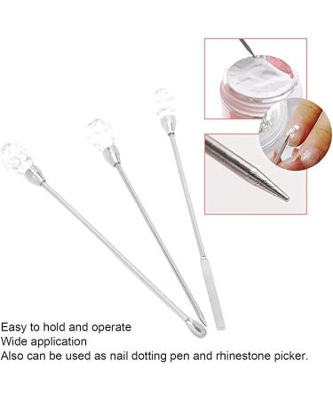 Nail Spatula Portable Easy To Hold Nail Tools for Mixing Nail Polish for Picking Up Nail Decorations(Transparent color) - Buy Online on GoSupps.com