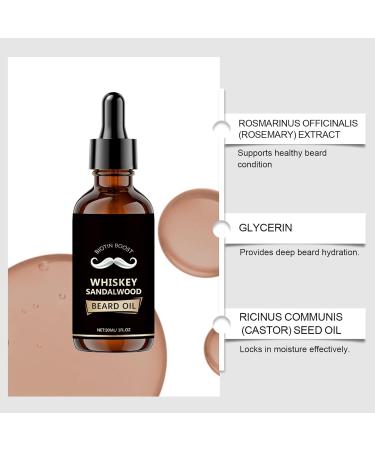  WJnflQN Beard Oil - Natural Softener and Moisturizer | Oil for Facial Hair and Thick Mustaches for Daily Care Morning Shower Styling Travel - Buy Online on GoSupps.com