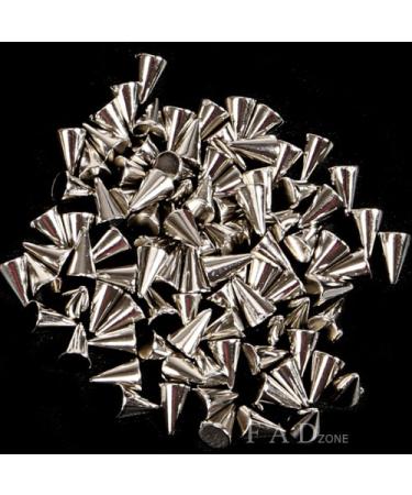 Soft 'N Style Hot Model 100x Punk 3d Nail Art Alloy Rivet Studs Pyramid Spikes Glitters DIY Decoration