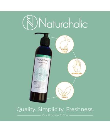 Rice Bran Beauty Healing Body Oil - Vegan Skin Moisturizer & Rejuvenator (8 oz) - Shop Internationally - Buy Online on GoSupps.com