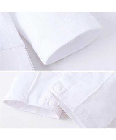 AmzBarley Baby Boys Gentlemans Outfit Suit | Kids Tuxedo Rompers | White 278 | 12-18 Months - Buy Online on GoSupps.com