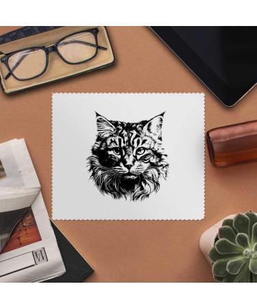 Buy 2 x Cat Face Microfiber Cleaning Cloths - High Quality Eco-Friendly & Ideal for All Surfaces - Perfect for Home & Office Cleaning - Buy Online on GoSupps.com