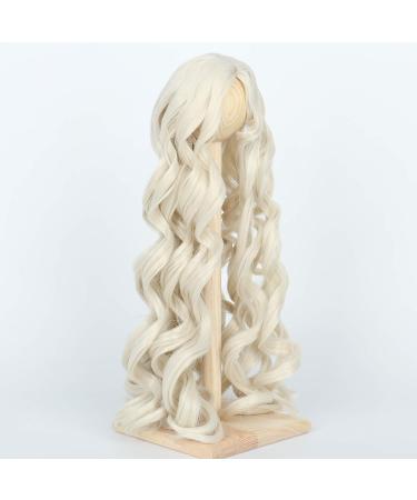 8-9 Inch Blonde Curly Doll Wig for 1/3 BJD MSD DOD Pullip Dollfie - Non-Human Hair - Buy Online on GoSupps.com
