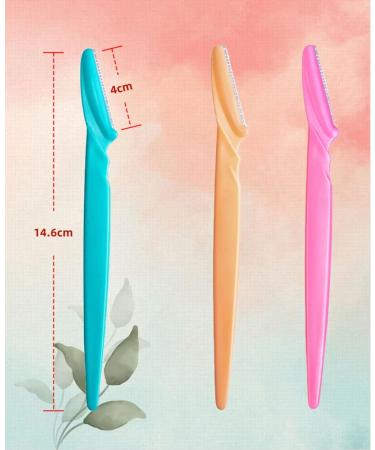 Peach Fuzz Dermaplaning Tool - 25Pcs Precision Eyebrow Razors for Facial Hair Removal - Disposable Body Hair Trimmer for Women and Men - Buy Online on GoSupps.com