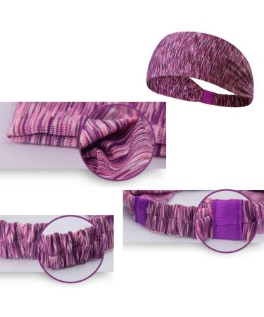 4-Pack Women s Anti-Slip Sports Headband - Moisture-Wicking Elastic for Yoga Pilates Running & Fitness - Buy Online on GoSupps.com