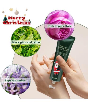 Hand Cream Set 5 Pieces Winter Hand Cream Christmas Moisturizing Hand Cream Prevent Dry and Chapped Skin for Christmas Gift Hand Care - Buy Online on GoSupps.com
