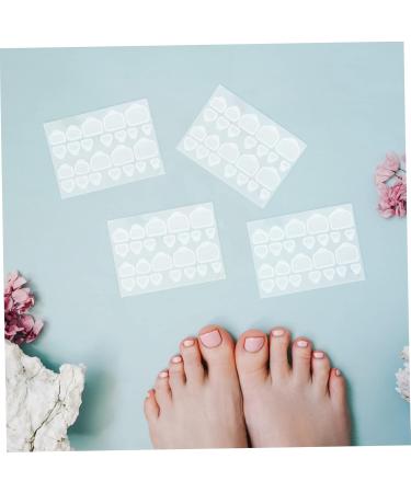 minkissy 20 Sheets False Nail Stickers With Glue Stickers For False Nails Waterproof Labels Pressure Glue Gel For False Nails Short Gummed Paper - Buy Online on GoSupps.com