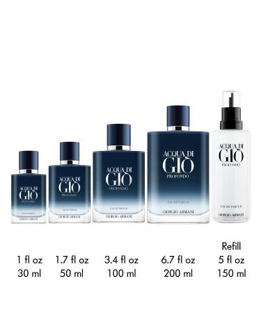 Armani Beauty - Acqua di Gi Profondo - Eau de Parfum - Cologne for Men - Fresh & Aromatic Men s Fragrance - Mandarin Lavender Cedarwood Notes 6.7 Fl Oz (Pack of 1) - Buy Online on GoSupps.com