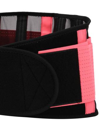 Breathable Mesh Support Exercise Belt for Women | Xhikowat Fitness Waist Trainer & Back Support Shapewear (Pink) - International Shipping Available - Buy Online on GoSupps.com