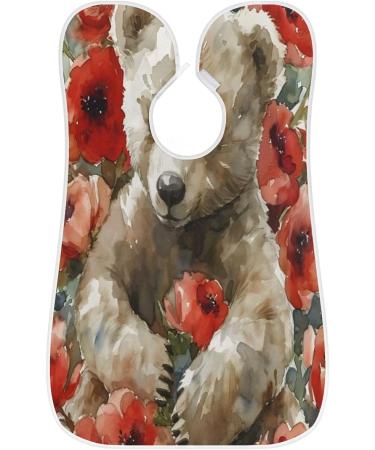 Valentine Bear Beard Bib Apron | Beard Hair Catcher for Men | Perfect Gift for Dad & Husband | Fathers Day Anniversary & Christmas - Buy Online on GoSupps.com