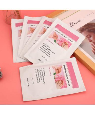 Pack of 5 moisturizing socks peeling removal callus remover socks foot care foot mask for silky soft feet