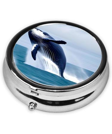 Buy Whales at Searound Pill Box | 3 Compartment Portable Travel Organizer | International Shipping Available - Buy Online on GoSupps.com
